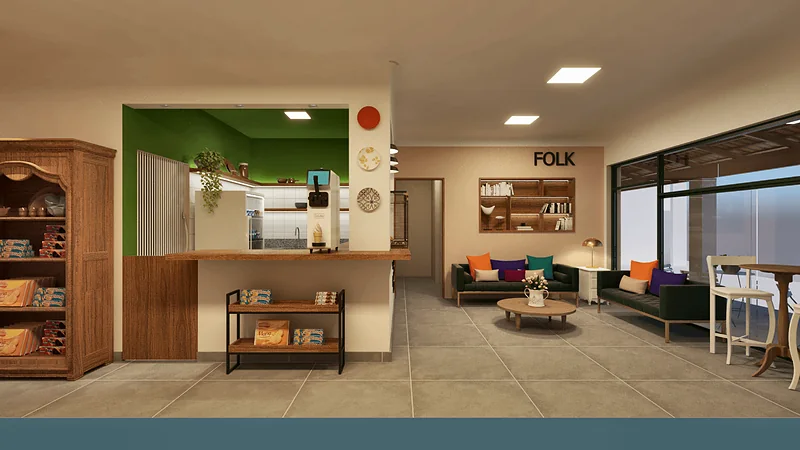 Café Confeitaria — perspectiva 3D, imagem 2 de 16