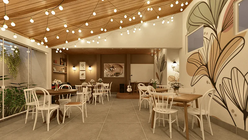Café Confeitaria — perspectiva 3D, imagem 6 de 16