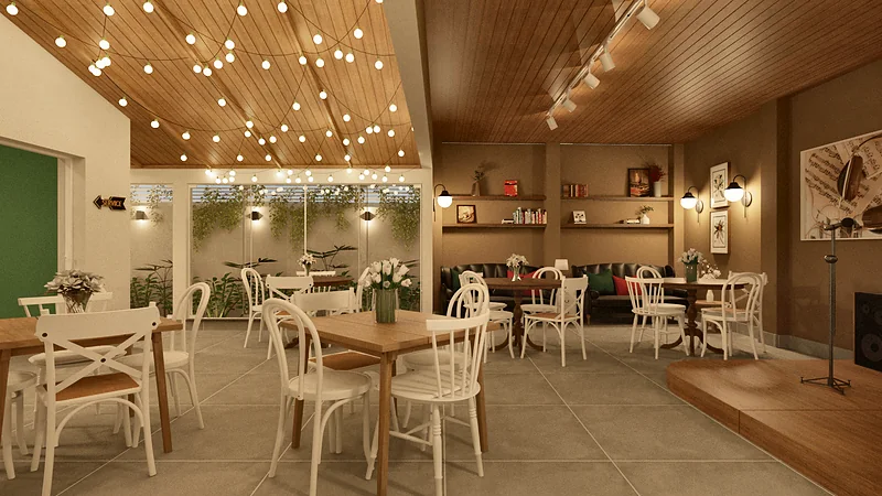Café Confeitaria — perspectiva 3D, imagem 9 de 16