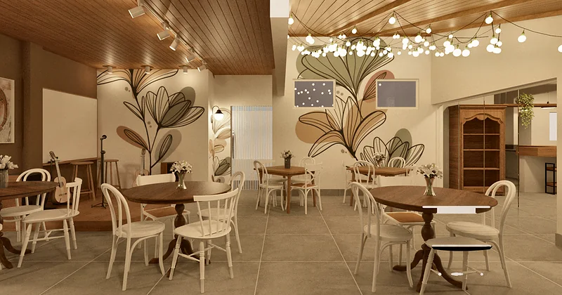Café Confeitaria — perspectiva 3D, imagem 10 de 16