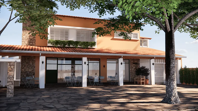 Café Confeitaria — perspectiva 3D, imagem 12 de 16
