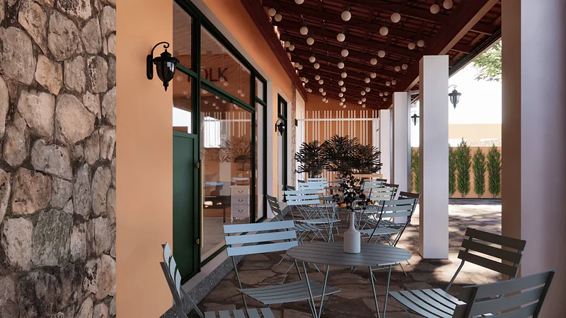 Café Confeitaria — perspectiva 3D, imagem 14 de 16