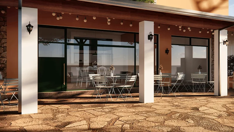 Café Confeitaria — perspectiva 3D, imagem 15 de 16