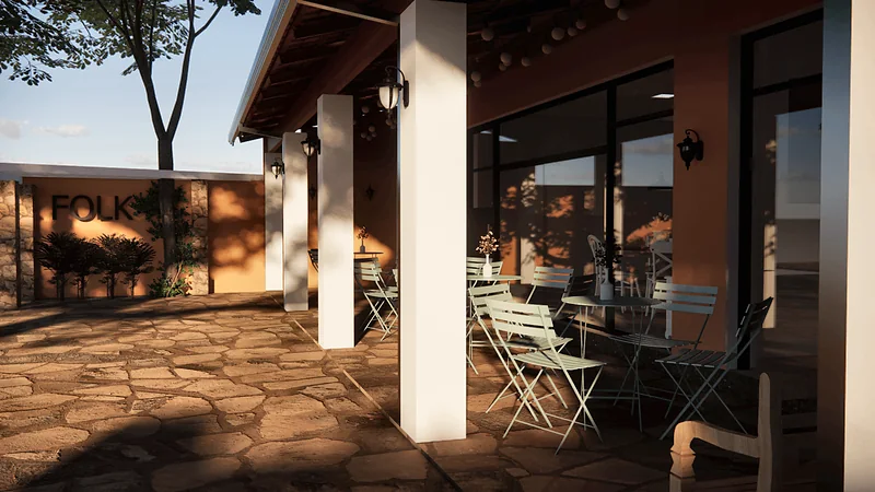 Café Confeitaria — perspectiva 3D, imagem 16 de 16