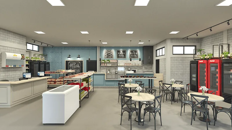 Café Mercadim — perspectiva 3D, imagem 5 de 14