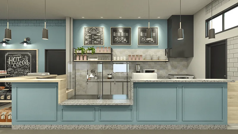 Café Mercadim — perspectiva 3D, imagem 8 de 14