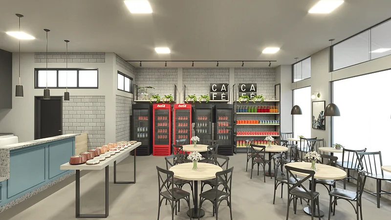 Café Mercadim — perspectiva 3D, imagem 14 de 14