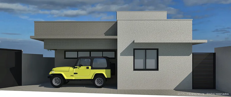 Casa Esquina — perspectiva 3D, imagem 4 de 4