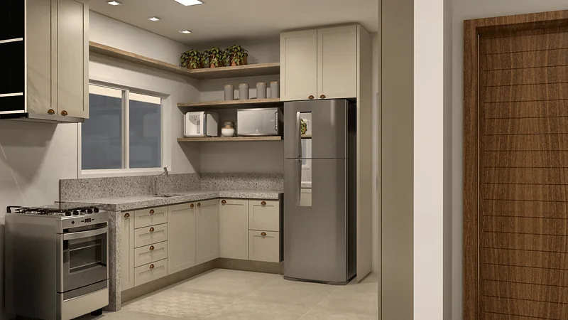 Casa Jovem Casal — perspectiva 3D, imagem 4 de 7
