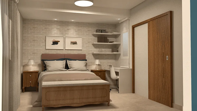 Casa Jovem Casal — perspectiva 3D, imagem 5 de 7
