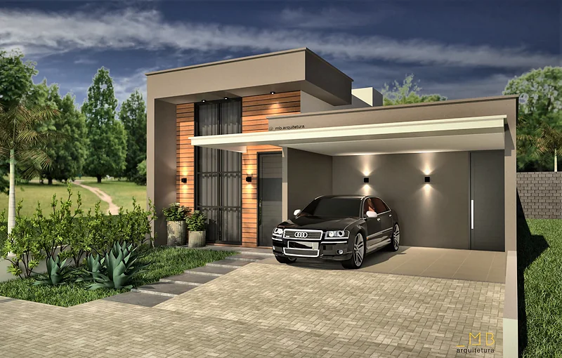 Casa Multipavimentos — perspectiva 3D, imagem 2 de 2