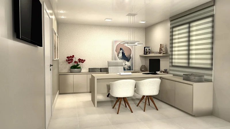 Clínica de Ginecologia — perspectiva 3D, imagem 3 de 4