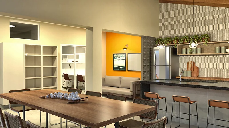 Varanda Gourmet — perspectiva 3D, imagem 7 de 8